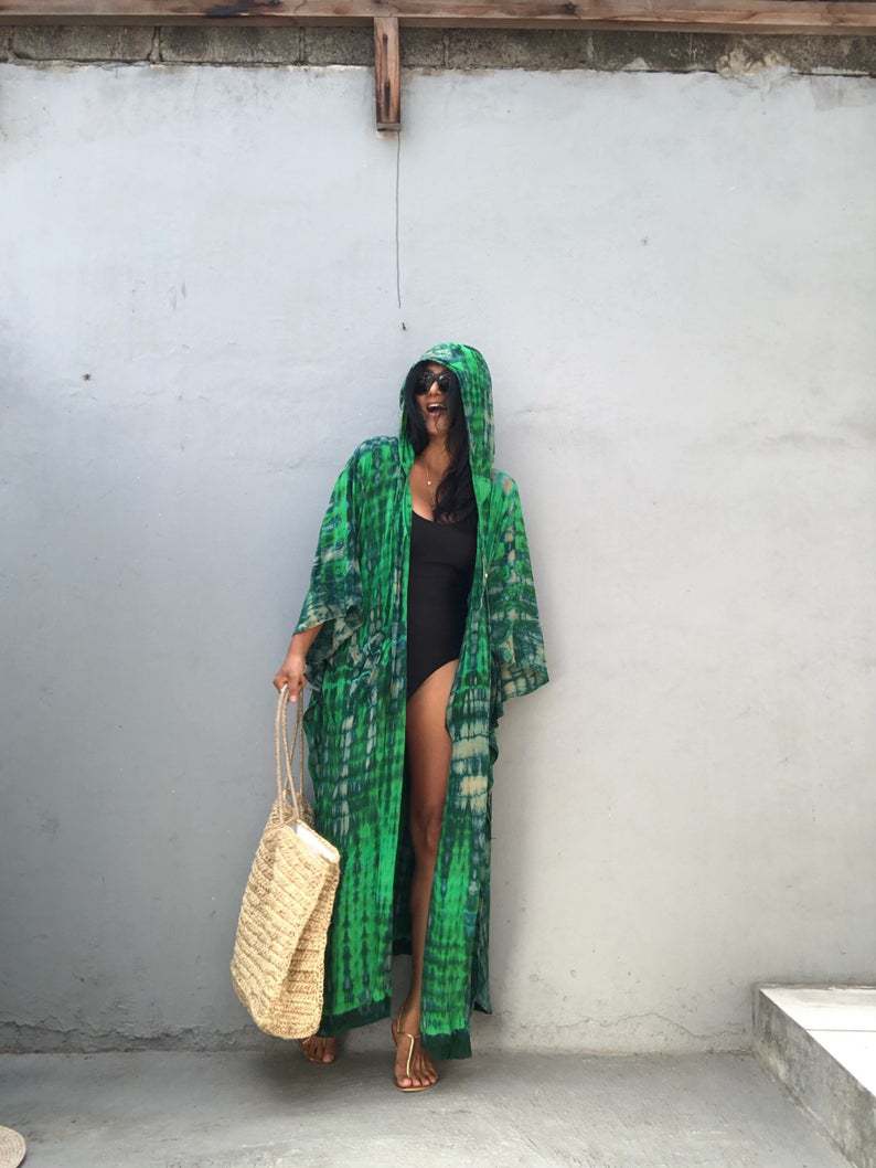 Long Sleeve Long Beach Vacation Swimsuit Outwear Blouse