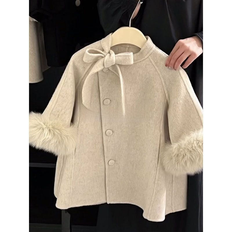 Autumn And Winter Children's Stylish And Fashionable Baby Girl Coat