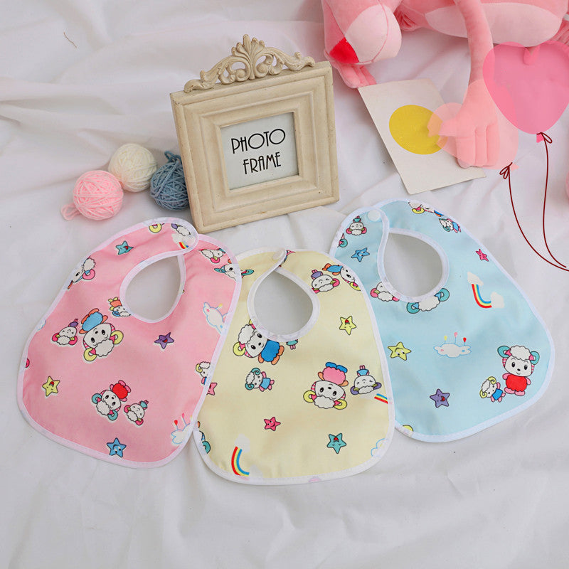 Fashion Newborn Crystal Velvet Waterproof Bib