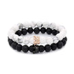 Agate Crown Energy Volcanic Stone Bracelet