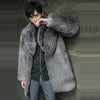 Men's Fur Coat Imitation Fox Fur