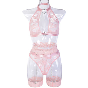 Underwear 5-piece Set Express Burst Lace Exquisite Chain Stitching