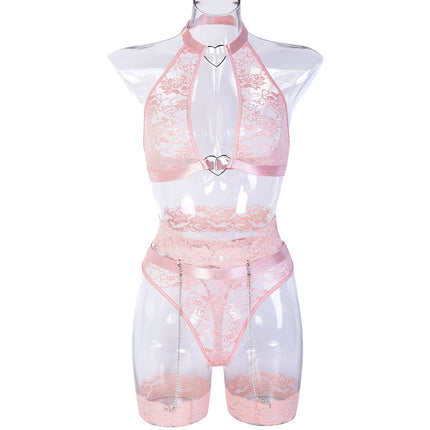 Underwear 5-piece Set Express Burst Lace Exquisite Chain Stitching