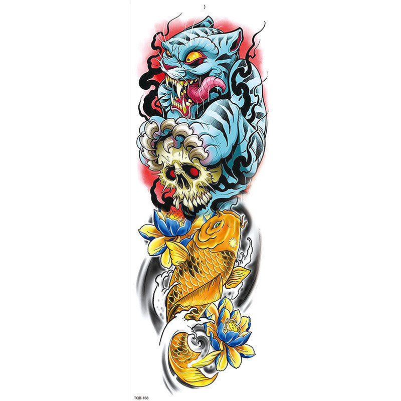 Jesus Virgin Crown Lion Waterproof Tattoo Stick