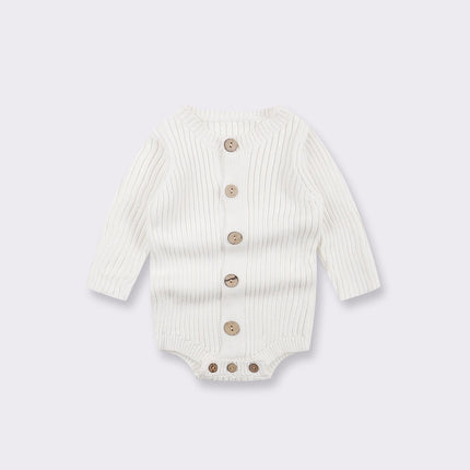 Knitted Sweater Baby Bodysuit One-piece Baby Wear
