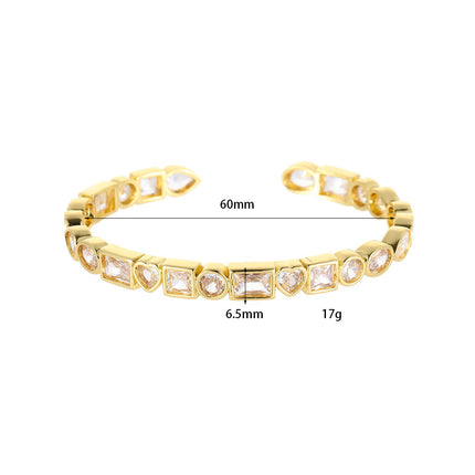 Retro Color Zirconium Ladies' Bracelet