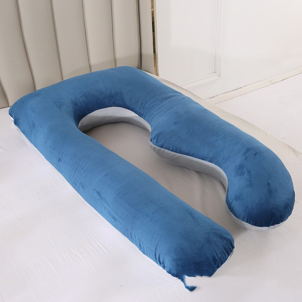 Straight Leg U-shaped Pregnancy Pillow Crystal Velvet