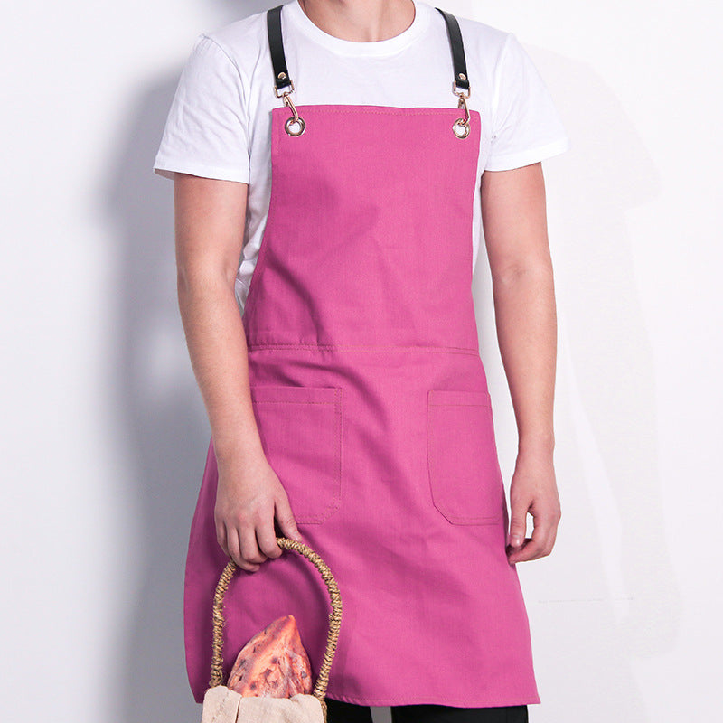 Apron Print Denim Kitchen Cooking Overalls Alpscommerce