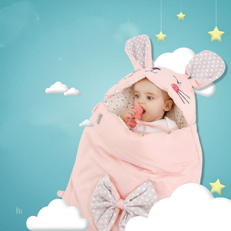 Children's Autumn And Winter Pure Cotton Padded Warm Sleeping Bag