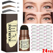 Eyebrow Stamp Stencil Kit, 24 Pc Eyebrow Shaping Stencils