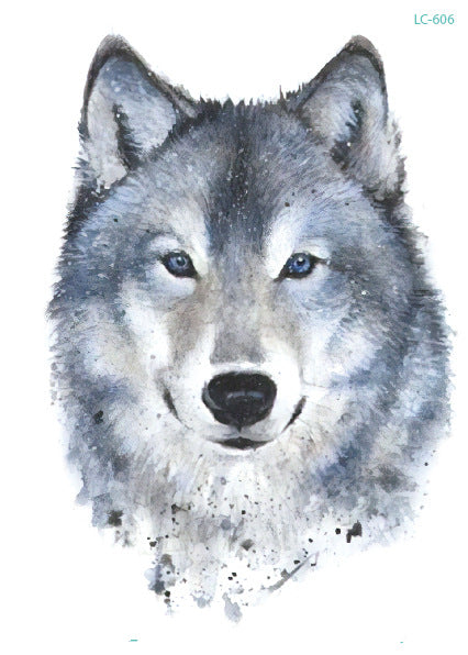 Original Personality Wolf Tattoo Sticker Animal
