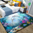 3D Vision Living Room Coffee Table Carpet