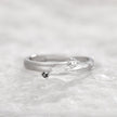 Unexpectedly Encounter Couple Adjustable Ring In Sterling Silver For Simplicity