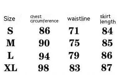 French Slim A Line Dress