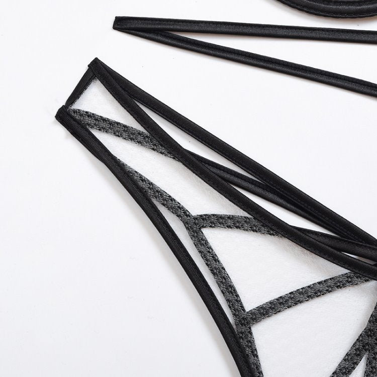 Womens Mesh Underwear Sexy Two-pie