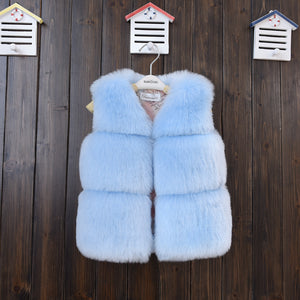 Fur Vest Short Thickened Cotton-padded Coat