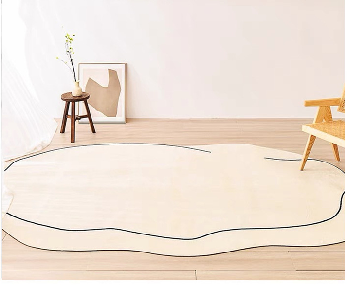 Minimalist Living Room  Cashmere Carpet