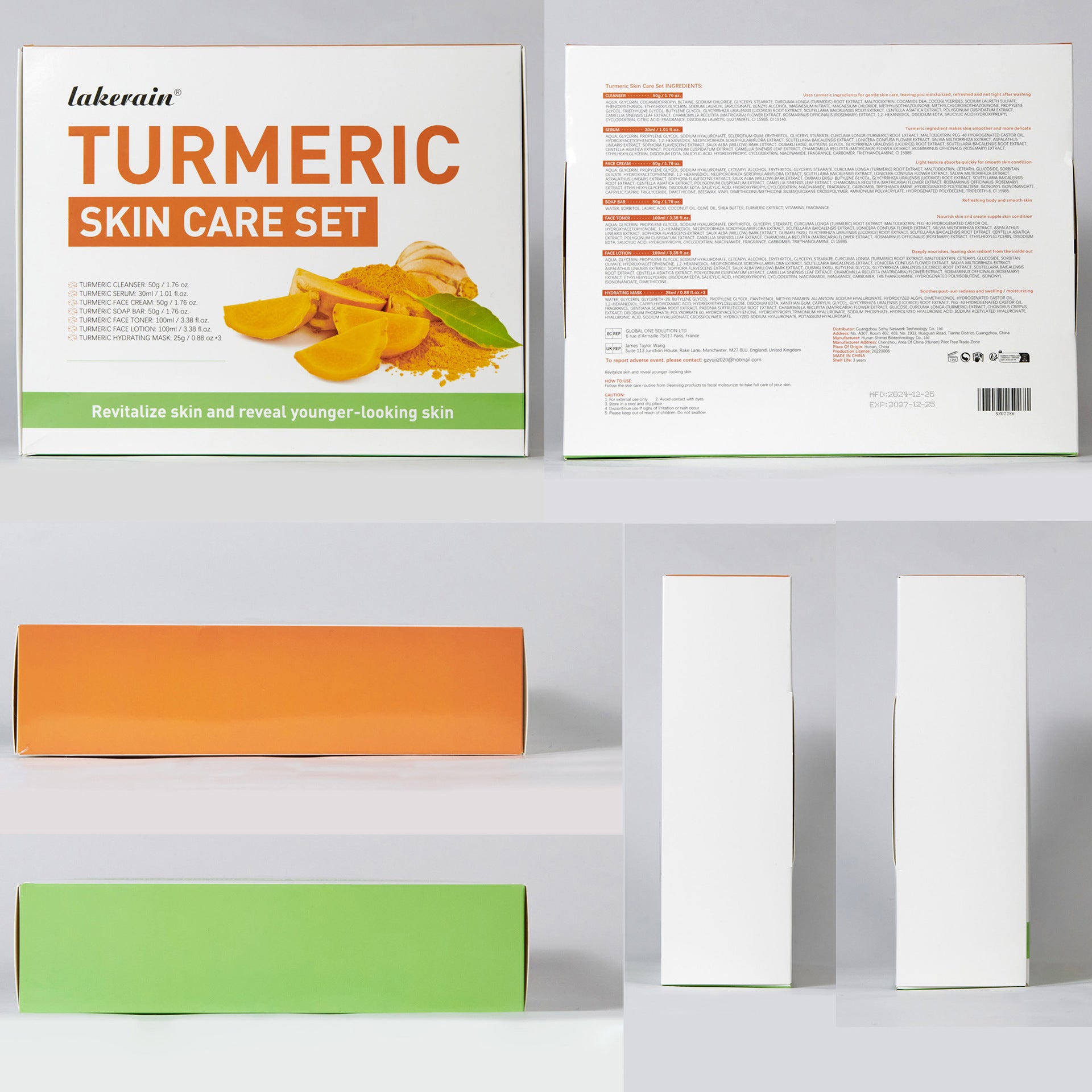 Turmeric Skin Care Set Hydrating