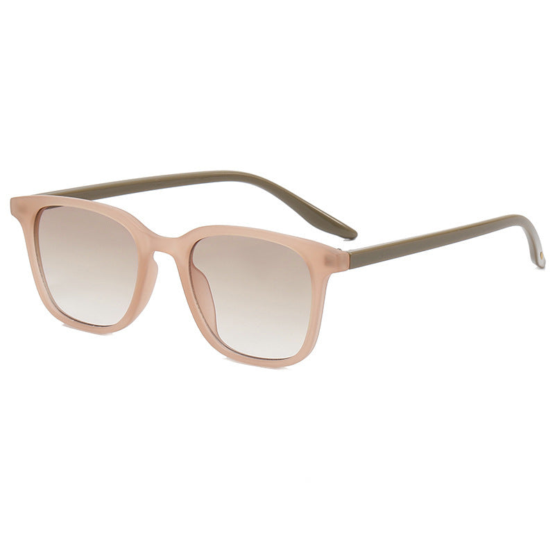Retro Style Light-colored Sunglasses For Women