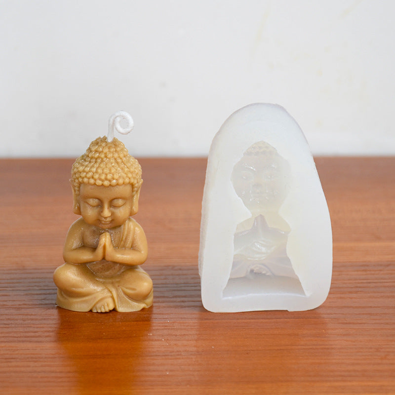 Silicone Mould For Small Buddha Candle