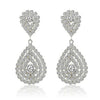 Water Drop Diamond Crystal Earrings Popular Simple And Versatile Earrings
