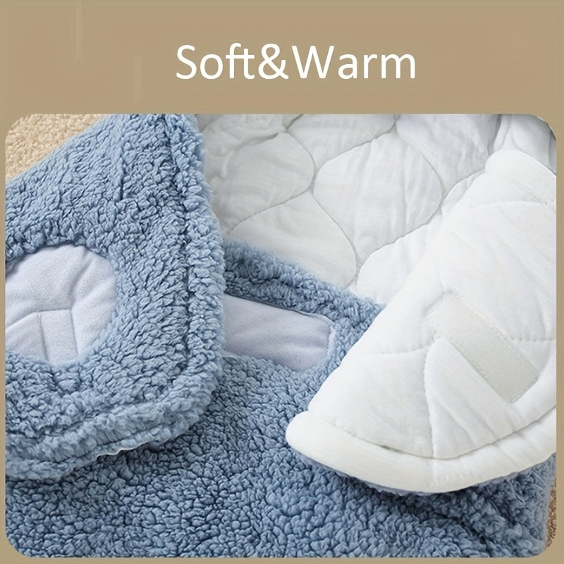 Super Soft Baby Sleeping Bag Fluffy Fleece Newborn Blanket Swaddle Blankets, Unisex Baby Wrap For Newborn Baby