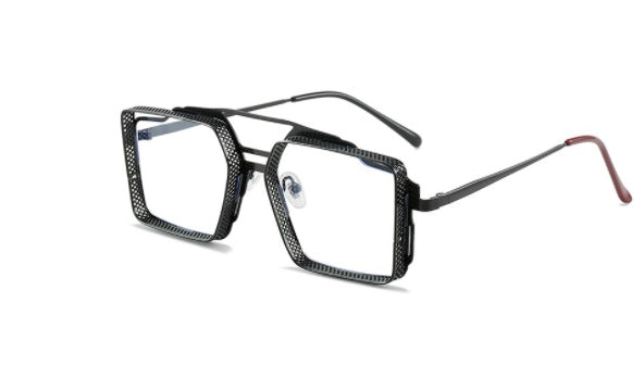 Vintage Steampunk Sunglasses Metal Hollow-out For Men