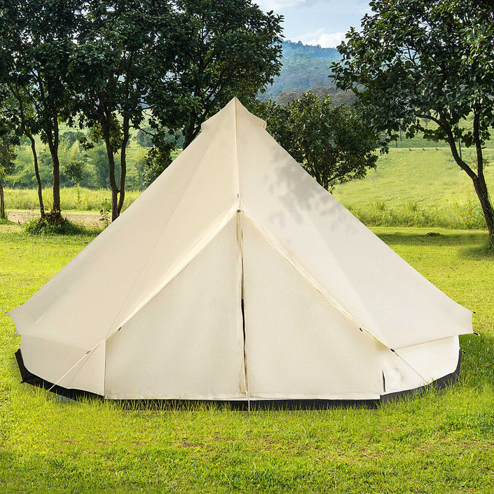10-Person Large Waterproof Yurt Camping Tent, Perfect for Family Camping, Blue