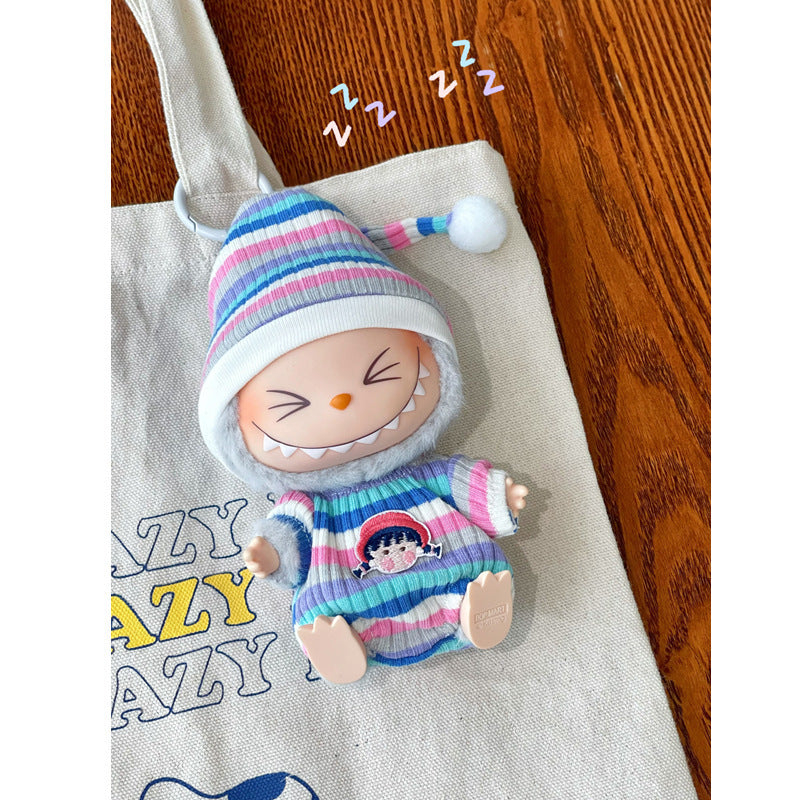 PVC Doll Autumn Jumpsuit Hat Suit