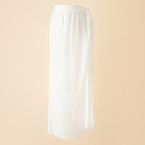 Vacation Chiffon Printed Tie-dye Lace-up Beach Wrap Skirt