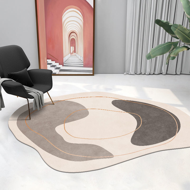 Shaped Irregular Carpet Living Room Coffee Table