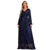 Women's Fashion Slim-fit Evening Wedding Bridesmaid Dress