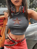 Vest Exposed Navel Sexy Push-up Top For Women