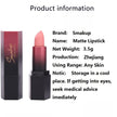 10 Colors Discoloration Resistant Matte No Stain On Cup Makeup Lipstick