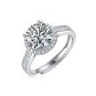 Temperament Wild S925 Silver Round Bag Ring For Women
