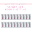 ICONSIGN 10 Pairs Pouch Eyelash Perm Lotion Lashes Lift Quick Perming 5 To 8 Minutes Beauty Makeup Tools