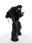 Light Luxury Plush Mink-like Short Fur Coat For Men