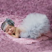Photograph Of Newborn's Poncho Skirt Tutu