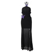Off-shoulder Halter Butterfly Decoration Slim Fit Holiday Dress Women