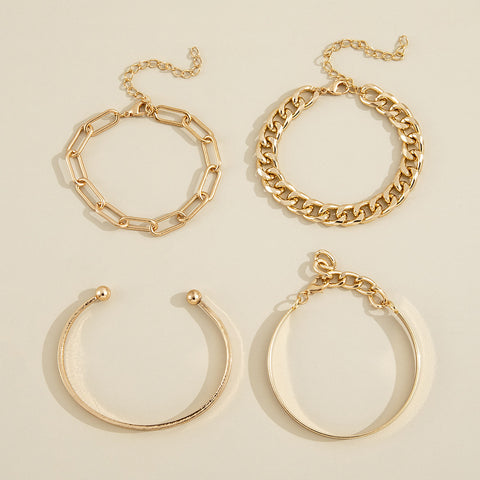 Bracelet English Letter LOVE Bracelet Four-piece Set