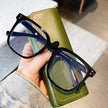 Large Frame Anti Blue-ray Glasses Personality Rivets