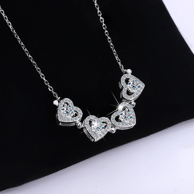 Light Luxury Diamond Clavicle Chain Flower-shaped Female