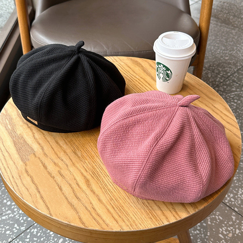 Beret Girls Retro Literary Simplicity