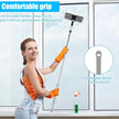 Telescopic Extendable Window Cleaner Equipment Glass Cleaning 4.5m Squeegee