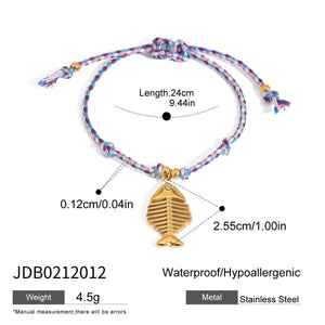 Marine Woven Diy Bracelet Stainless Steel