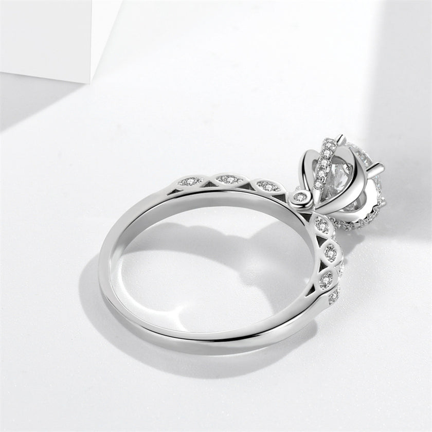 Bud 1 Karat Rhinestone Ring Women