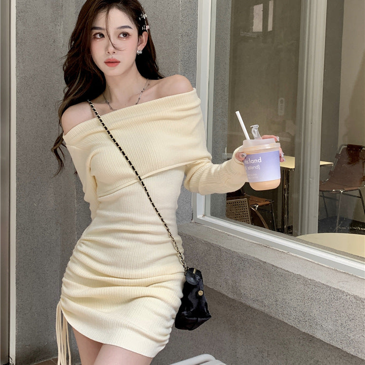 Hot Girl Sexy Knitted Dress