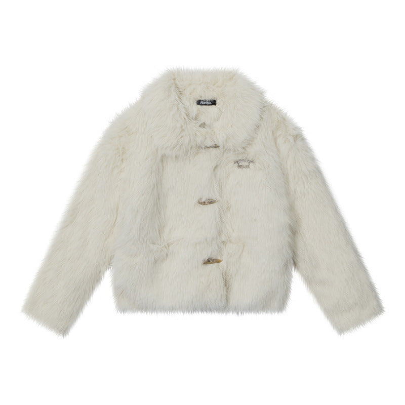 Cashmere Fur High-grade Coat For Women