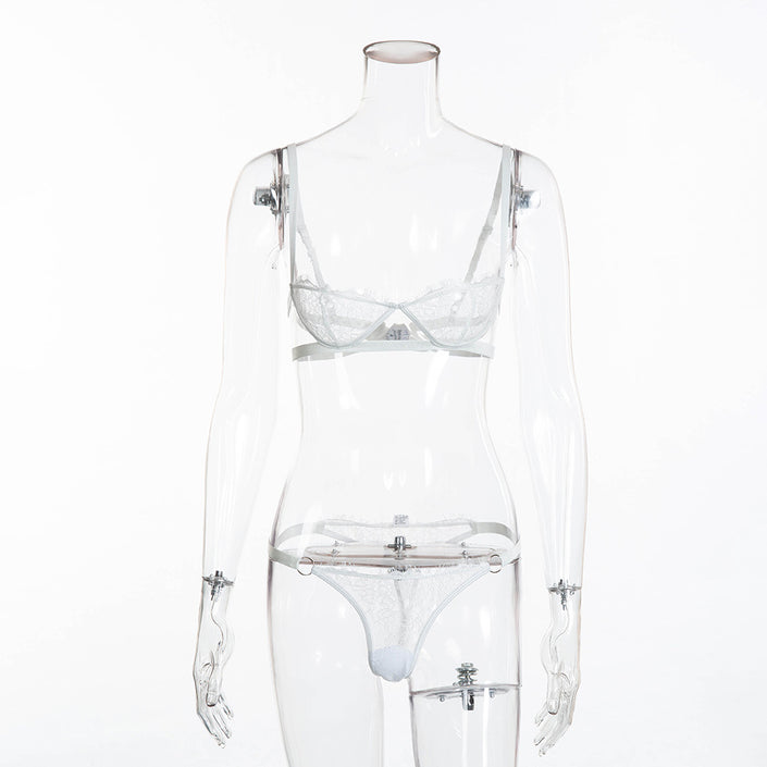 Lace Chest-wrapped See-through Underwear