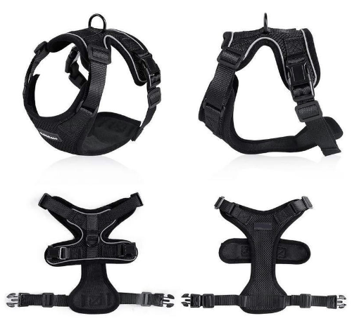 Cat Vest Harness And Car Seat Belt Adapter Adjustable Reflective Cat Harness Soft